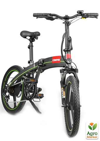 Велосипед на акумуляторній батареї HECHT COMPOS GRAPHITE  - фото 2