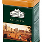 Чай Цейлон (с ароматом бергамот) железная банка (черный байховый листовой) Ahmad 100г упаковка 12шт купить