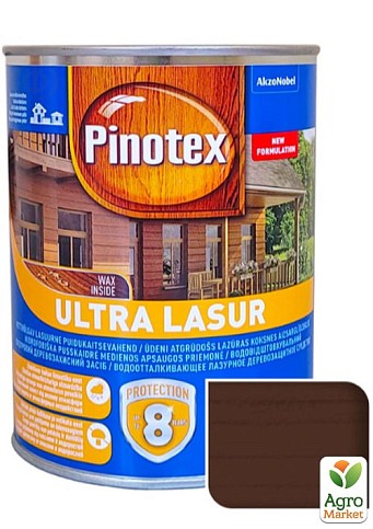 Лазурь Pinotex Ultra Lasur Орех 1 л