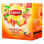 Чай чорний Tropical fruit ТМ "Lipton" 20 пакетиків 1.8г упаковка 12 шт купить