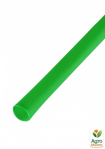 Трубка термоусадочная Lemanso  D=2,0мм/1метр коэф. усадки 2:1 зелёная (86009)