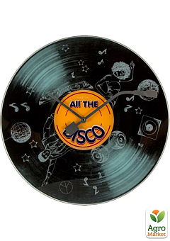 Настінний годинник "All the Disco" Ø43 см (8183)1