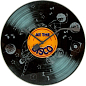 Настенные часы "All the Disco" Ø43 см (8183)