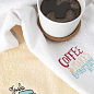 Набор махровых салфеток Coffee makes everything better TM IDEIA 30х50 см 2 шт. белый/молоко/кофе 8-7260*001 купить