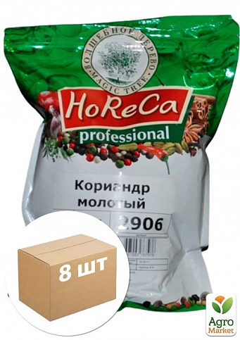 Коріандр мелений ТМ "HoReCa" 800г упаковка 8шт