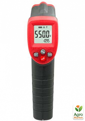 Бесконтактный инфракрасный термометр (пирометр)  -50-550°C, 12:1, EMS=0,1-1  WINTACT WT550 - фото 3