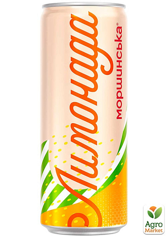 Соковмісний напій Моршинська Лимонада зі смаком Апельсин-Персик 0.33 л - фото 3