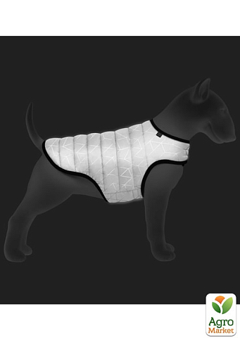 Куртка-накидка для собак WAUDOG Clothes світловідбивна, XS, А 26 см, B 33-41 см, З 18-27 см (5490) - фото 4