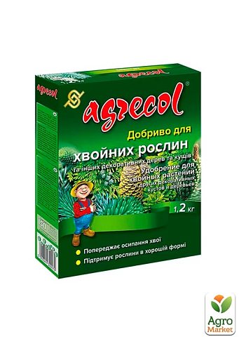 Добриво для хвойних рослин 12-12-19 ТМ "Agrecol" 1.2кг
