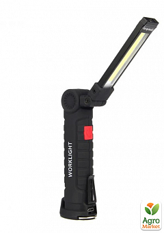 Аккумуляторный фонарик на магните фонарь кемпинг W-51 крюк для подвеса, складной 360 micro USB1