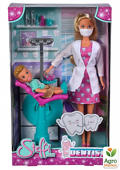 Ляльковий набір Штеффі "Стоматолог" з малюком, 3+ Simba Toys2