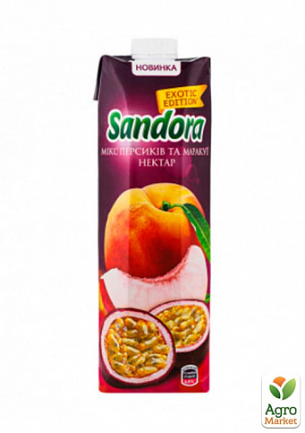 Нектар персик-маракуя ТМ "Sandora" 0,95л упаковка 10шт - фото 2