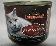 Leonardo Вологий корм для кішок з м'ясом і печінкою 200 г (7561380)2
