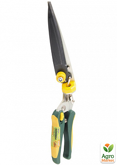 Ножницы для стрижки травы MASTERTOOL 330 мм поворотные лезвия тефлон ручки ABS+TPR 14-61412