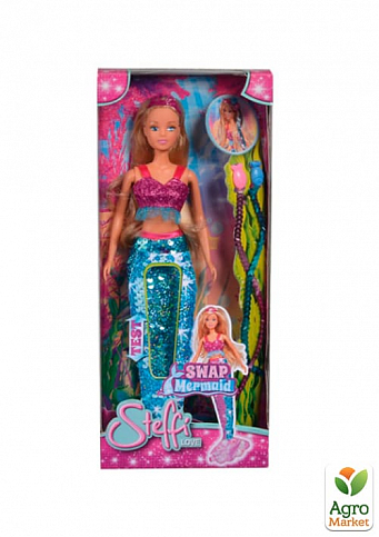 Кукла Штеффи "Русалочка в наряде с пайетками", с аксессуарами, 3+ Simba Toys