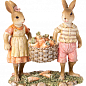 Фігурка Декоративна "Кролики З Урожаєм" 16См (192-222)
