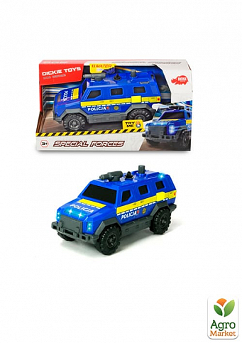 Автомобіль "SOS. Сили особливого призначення", зі звуковим, світловим та водним ефектами, 18 см, 3+ Dickie Toys