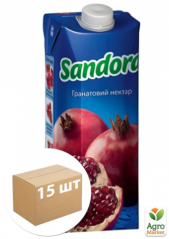Нектар гранатовий ТМ "Sandora" 0,5л упаковка 15шт
