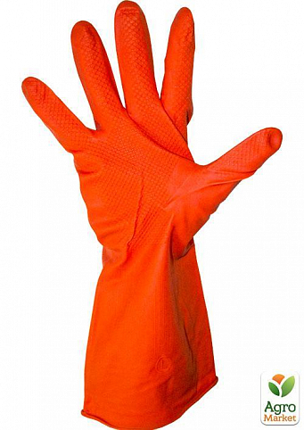 Перчатки резиновые утепленные для домашних работ A-27