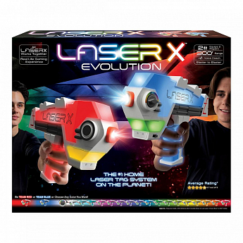 Ігровий набір для лазерних боїв - LASER X EVOLUTION ДЛЯ ДВОХ ГРАВЦІВ - фото 4