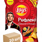 Картофельные чипсы рифленые (колбаски с горчицей) ТМ "Lay`s" 120г упаковка 20шт