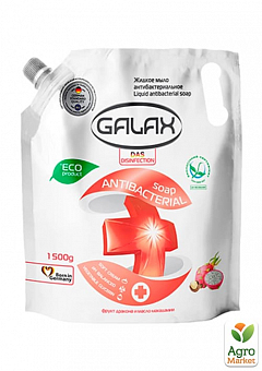 GALAX Рідке антибактеріальне мило з екстрактом фрукта дракона та олії макадамії 1500 г2