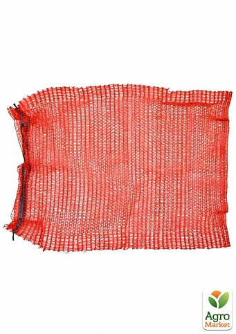 Сетка-мешок для упаковки лука с завязкой, красная, 45х75 см, до 30 кг TM "Technics" 69-226-1