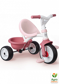 Детский металлический велосипед 2 в 1 "Би Муви", розовый, 68 х 52 х 52 см, 15 мес. Smoby Toys1