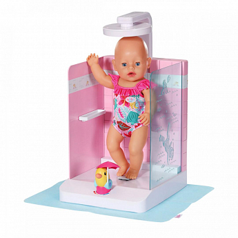 Автоматична душова кабінка для ляльки BABY BORN - КУПАЄМОСЯ З КАЧЕЧКОЮ - фото 6