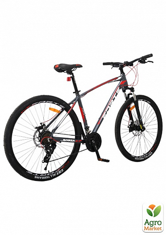 Велосипед FORTE TITAN размер рамы 19" размер колес 29" серо-красный (117179) - фото 5