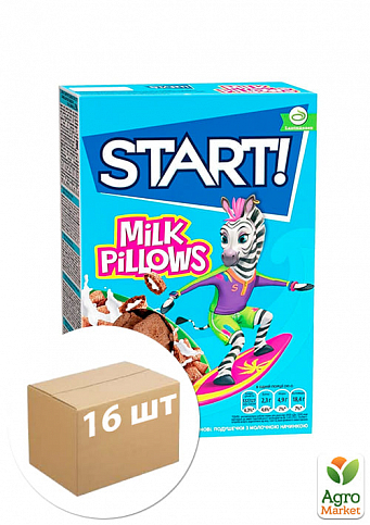 Подушечки молочні ТМ "Start" 250г упаковка 16шт