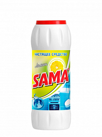 Порошкообразное чистящее средство "SAMA" 500 г (лимон)