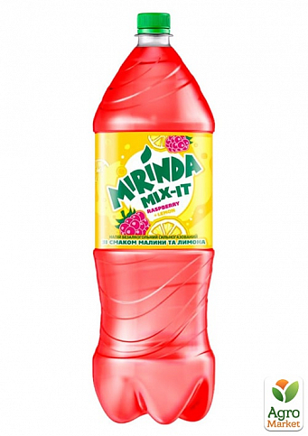 Газированный напиток Mixit (Малина-лимон) ТМ "Mirinda" 2л упаковка 6шт - фото 2