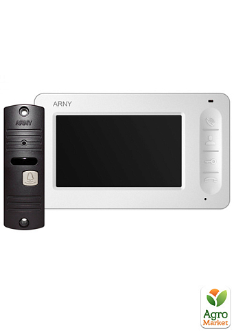 Комплект відеодомофону Arny AVD-4005 white - фото 3