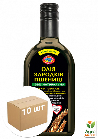 Олія зародків пшениці ТМ "Агросільпром" 350мл упаковка 10шт