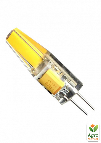 12V LM394 Лампа Lemanso св-ая G4 COB 2W 200LM AC/DC12V 6500K силикон (558382)