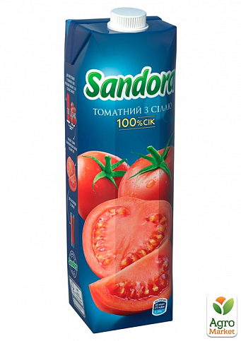 Сок томатный (с солью) ТМ "Sandora" 0,95л упаковка 10шт - фото 2