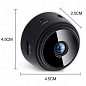 Беспроводная Мини Камера IP Видеонаблюдение Wi-Fi FullHD 1080 Action Camera A9 Black купить