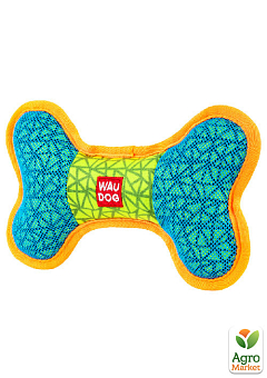 Іграшка для собак WAUDOG Fun, "Кістка", Ш 20 см, Д 12 см блакитний (62082)1