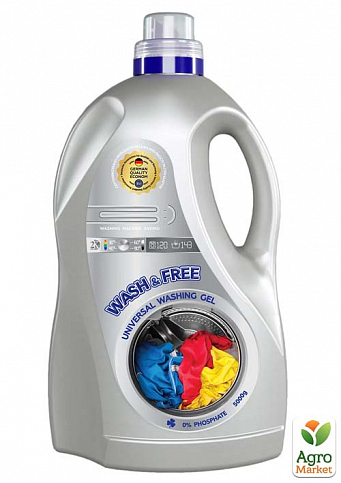 Wash & Free гель для прання універсальний 5 л