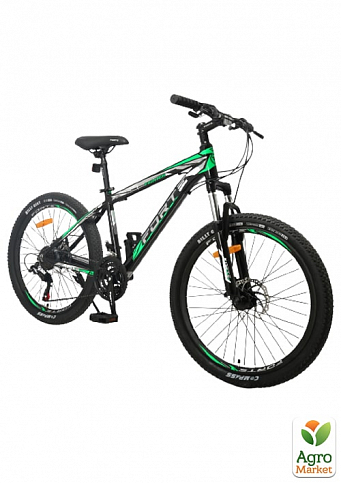 Велосипед FORTE FIGHTER розмір рами 15" розмір коліс 24" дюйми чорно-зелений (117109) - фото 6