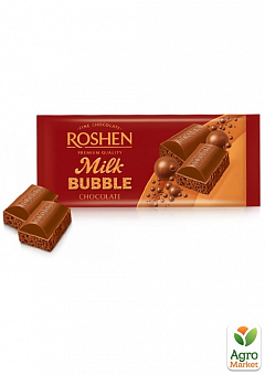 Шоколад молочный (пористый) ТМ "Roshen" 80г2