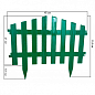 Декоративный пластиковый забор светло-зеленый "Пирамида" высота 35.5см, длина 45см, 1 секция купить