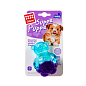 Іграшка для собак Ведмедик з пищалкою, синій GiGwi Suppa Puppa, гума, 9 см (75035) купить
