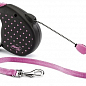 Flexi Color М Рулетка для собак до 20 кг, длина троса 5 м, цвет розовый (0132051)