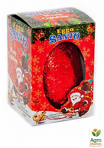 Яйце з сюрпризом "Санта" ТМ "Саадет" 60г упаковка 12 шт - фото 2