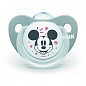 Пустышка силиконовая NUK Trendline Disney Mickey 0-6 месяцев серая