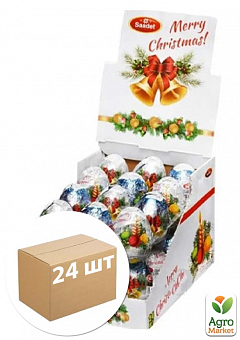 Яйцо с сюрпризом "Новогодние Колокольчики" ТМ"Саадет"  25 г упаковка 24 шт1