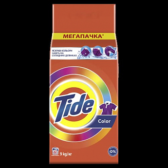 TIDE Автомат пральний порошок Color 9кг