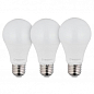 Лампы светодиодные, набор из 3 шт. LL-0015, LED A60, E27, 12Вт, 150-300В, 4000K, 30000ч, гарантия 3года INTERTOOL LL-3015 купить